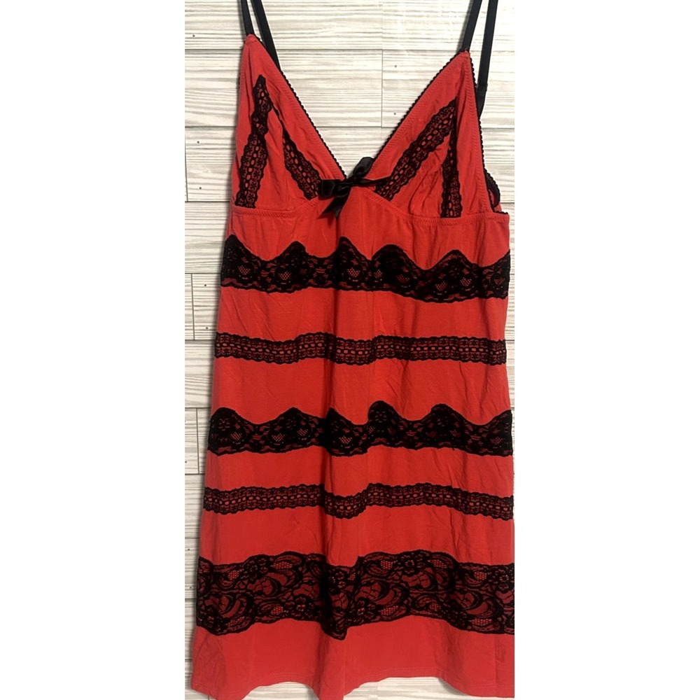 Victoria secret Red Sexy Little things Spandex babydoll Sexy Nightgown Teddie L